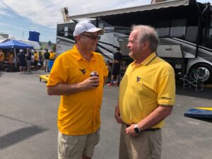 Wade Linger and Joe Oliverio at the TMC Tailgate event on 8-31-19